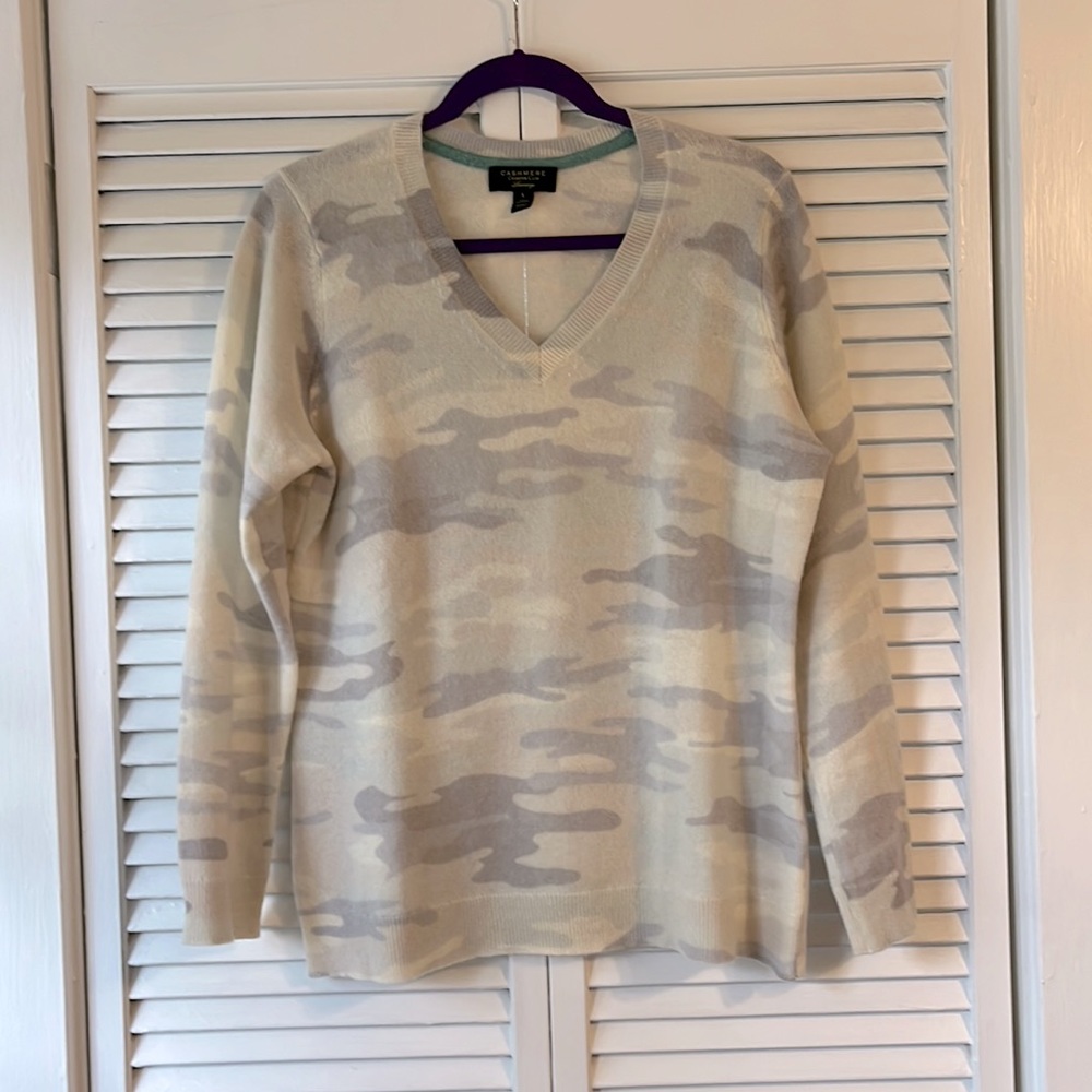Camouflage Cashmere Sweater